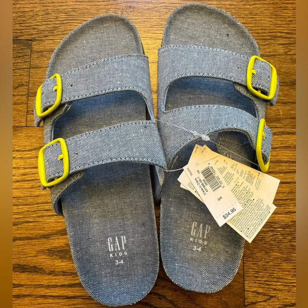 Gap Kids Chambray Sandals, NWT
